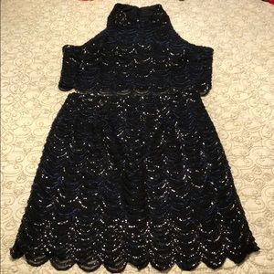 GB Two piece sequin dress